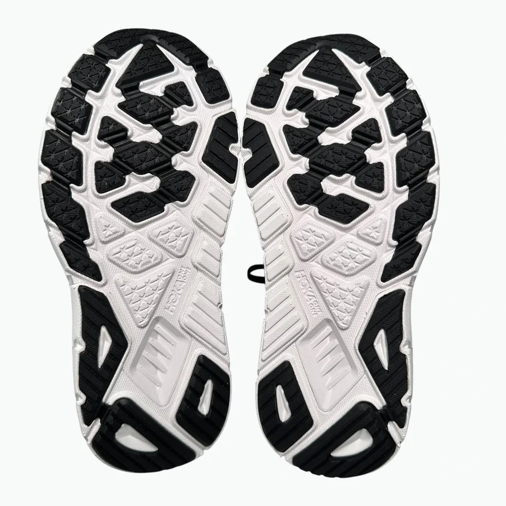 Hoka Arahi 7 Running Shoes Women's 6B Black White Stability Sneakers 1147851BWHT